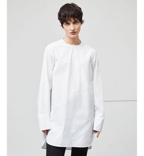 BEIGE,「【洗える】MUTERSE / プルオーバーシャツ」|シャツ・ブラウス|White