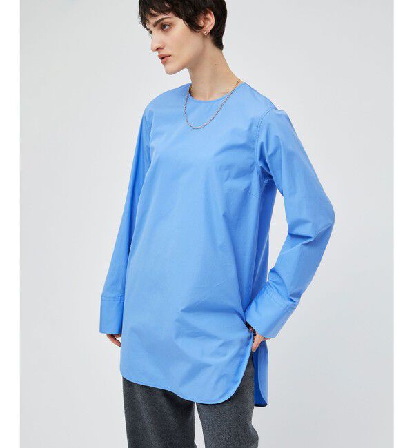 BEIGE,「【洗える】MUTERSE / プルオーバーシャツ」|シャツ・ブラウス|Blue