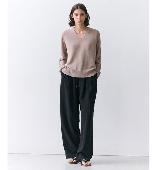 BEIGE,「RUE / ドライタッチイージーセミワイドパンツ」|その他|