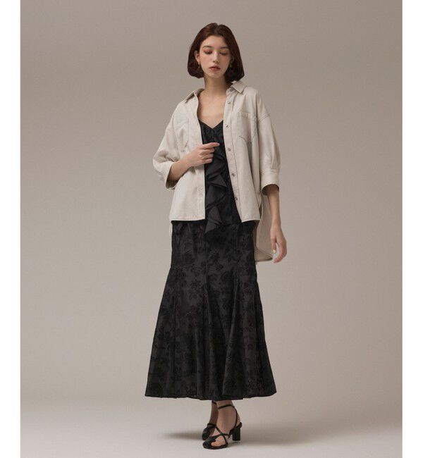 GRACE CONTINENTAL「ツイルハーフスリーブシャツ」|シャツ・ブラウス|