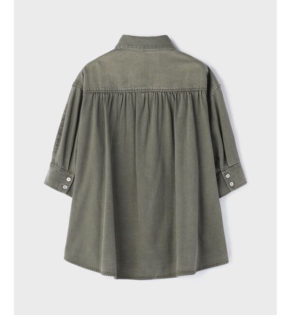 GRACE CONTINENTAL「ツイルハーフスリーブシャツ」|シャツ・ブラウス|