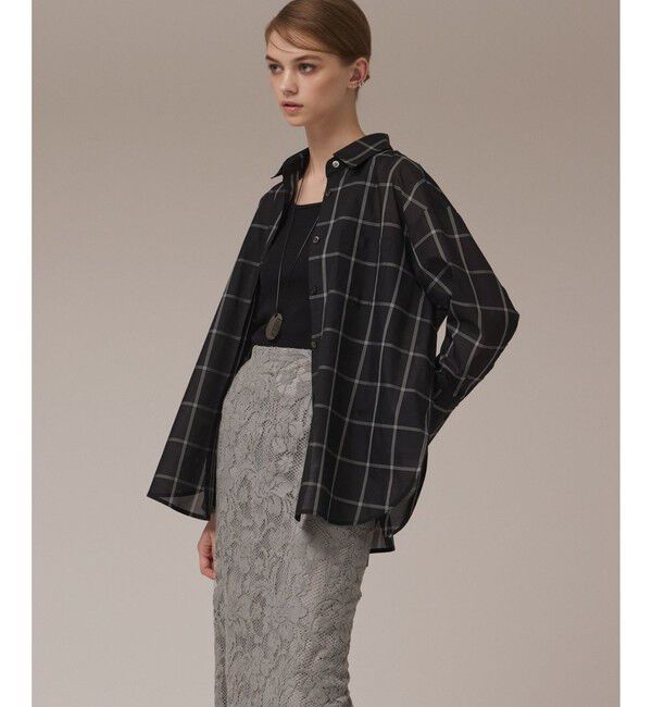 Diagram「オーガン2WAYシャツ」|シャツ・ブラウス|ブラック