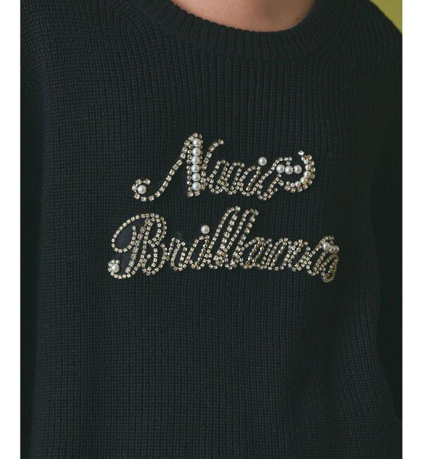 Grace Class「ビジューロゴニットトップ」|ニット・セーター|