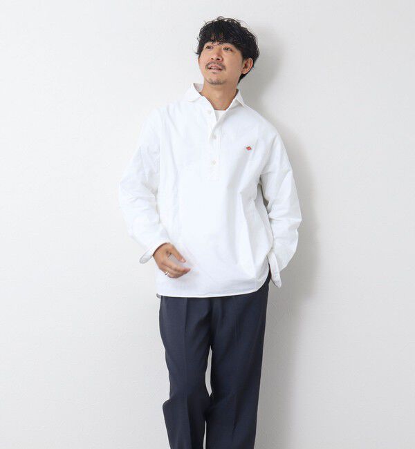 NOLLEY'S goodman「【DANTON/ダントン】ROUND COLLAR P.O SHIRT LS 25SS」|シャツ・ブラウス|