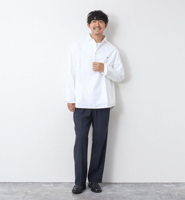 NOLLEY'S goodman「【DANTON/ダントン】ROUND COLLAR P.O SHIRT LS 25SS」|シャツ・ブラウス|