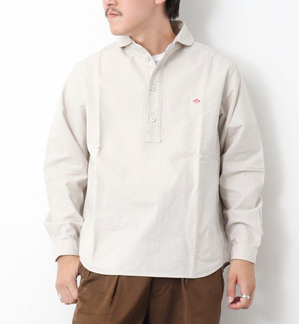NOLLEY'S goodman「【DANTON/ダントン】ROUND COLLAR P.O SHIRT LS 25SS」|シャツ・ブラウス|