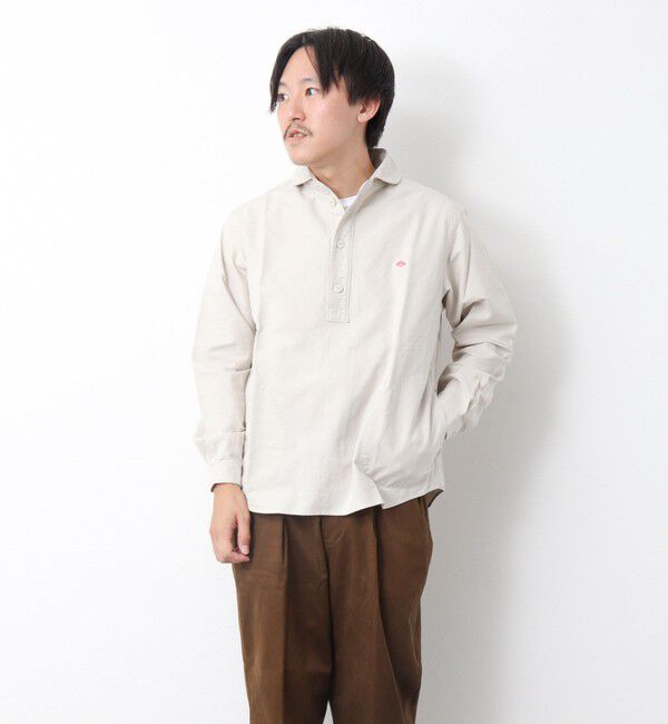 NOLLEY'S goodman「【DANTON/ダントン】ROUND COLLAR P.O SHIRT LS 25SS」|シャツ・ブラウス|