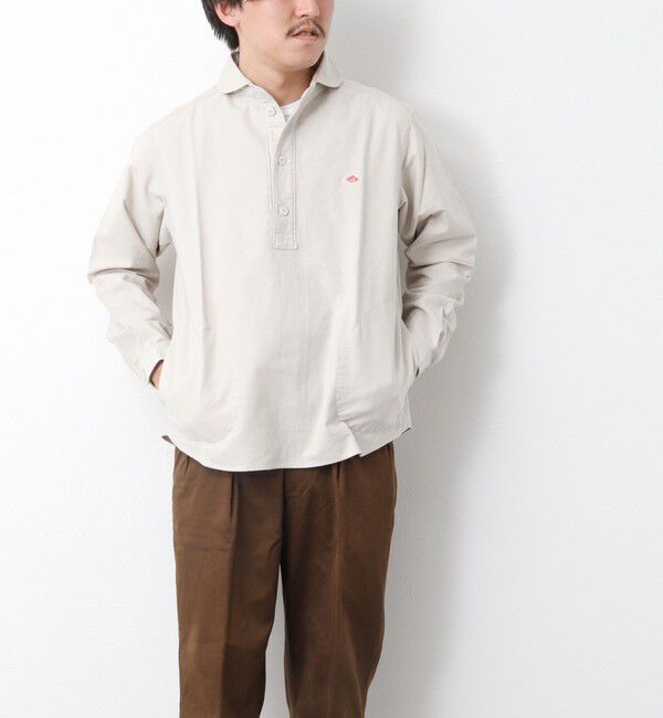 NOLLEY'S goodman「【DANTON/ダントン】ROUND COLLAR P.O SHIRT LS 25SS」|シャツ・ブラウス|