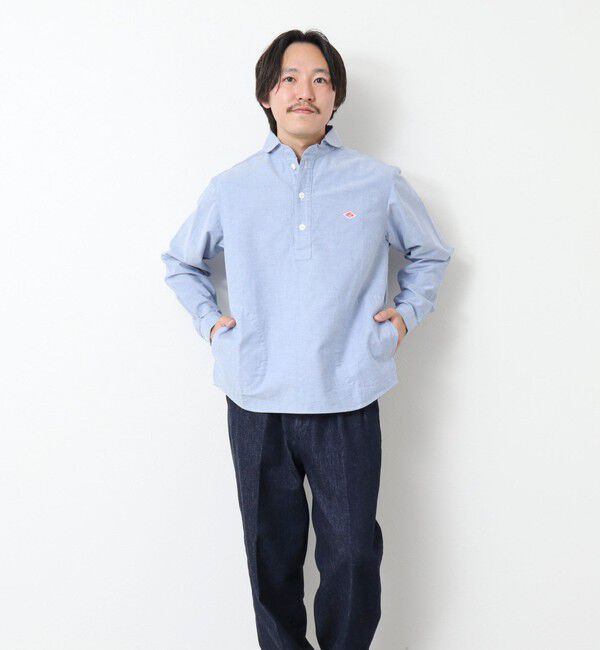 NOLLEY'S goodman「【DANTON/ダントン】ROUND COLLAR P.O SHIRT LS 25SS」|シャツ・ブラウス|