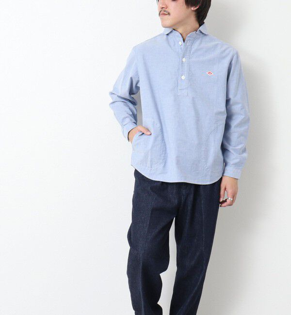 NOLLEY'S goodman「【DANTON/ダントン】ROUND COLLAR P.O SHIRT LS 25SS」|シャツ・ブラウス|