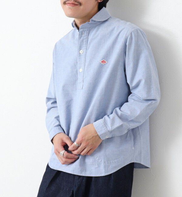 NOLLEY'S goodman「【DANTON/ダントン】ROUND COLLAR P.O SHIRT LS 25SS」|シャツ・ブラウス|