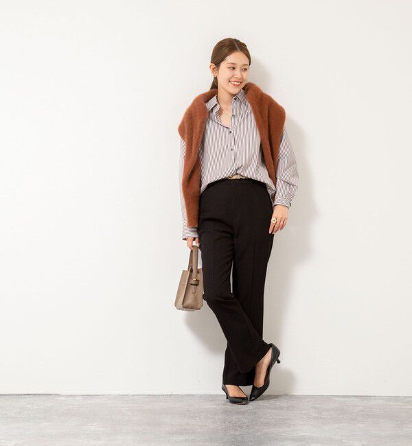 NOLLEY'S「《セットアップ対応》ウォッシャブルストレッチギャババックスリットパンツ」|その他|