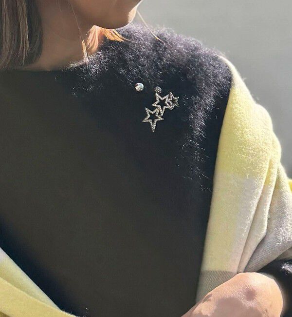 grace grace「【grace grace/グラスグラス】ボールパヴェプッシュピン」|ブローチ・コサージュ|