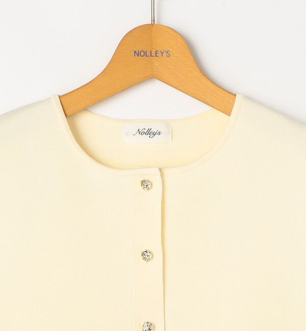 NOLLEY'S「《手洗い可能》レース付きペプラムベスト」|ベスト・ジレ|