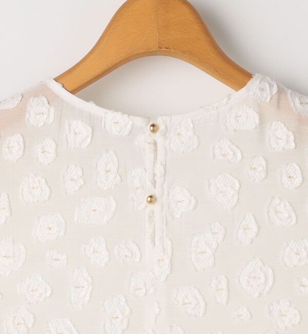 NOLLEY'S「【KIRYU】ウォッシャブル花柄ジャガードブラウス」|シャツ・ブラウス|
