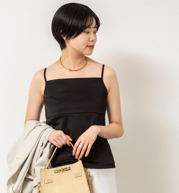NOLLEY'S sophi「ウォッシャブルアジャスター付サテンスムースキャミ」|キャミソール|