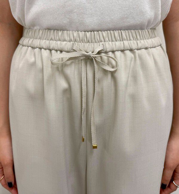 fredy emue「【低身長サイズ34有り】ドライポリイージーセミワイドパンツ」|チノ|