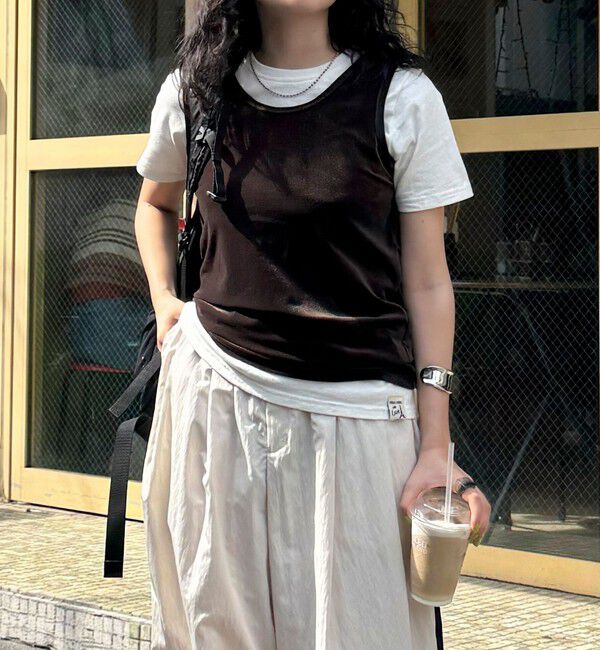 fredy emue「ベロアタンクトップ」|タンクトップ|