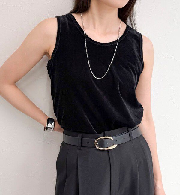 fredy emue「ベロアタンクトップ」|タンクトップ|