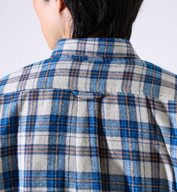 GLOSTER「【GEVACO/ゲバコ】裾ストレートカット ネルシャツ」|シャツ・ブラウス|