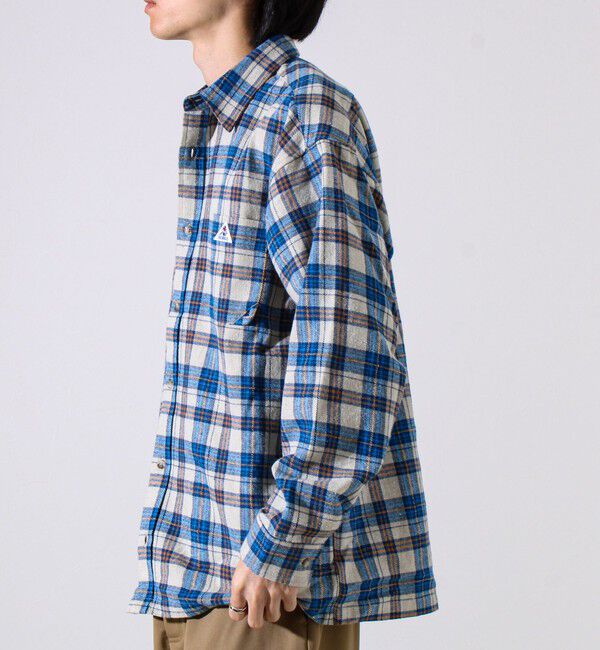 GLOSTER「【GEVACO/ゲバコ】裾ストレートカット ネルシャツ」|シャツ・ブラウス|