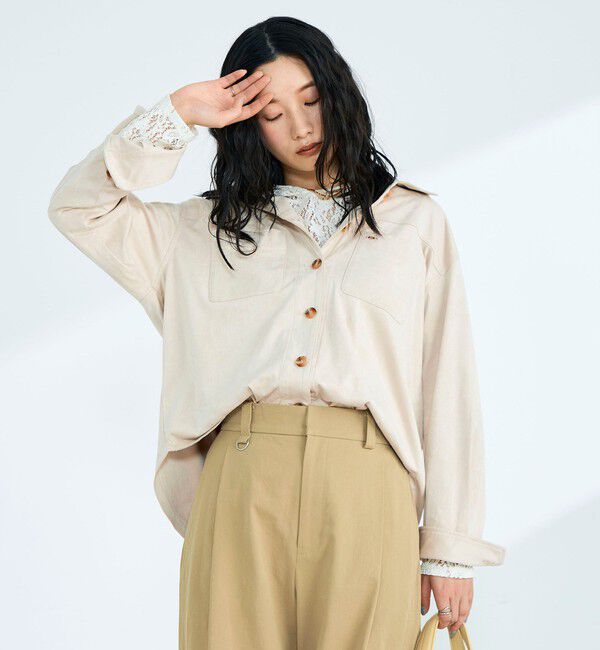 fredy emue「コットンレースフーディ」|Tシャツ・カットソー|