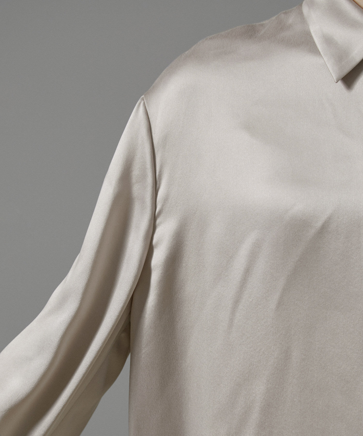 SALON adam et rope'「[24AW]GENTLE SILK シャツブラウス【セットアップ対応】」|シャツ・ブラウス|