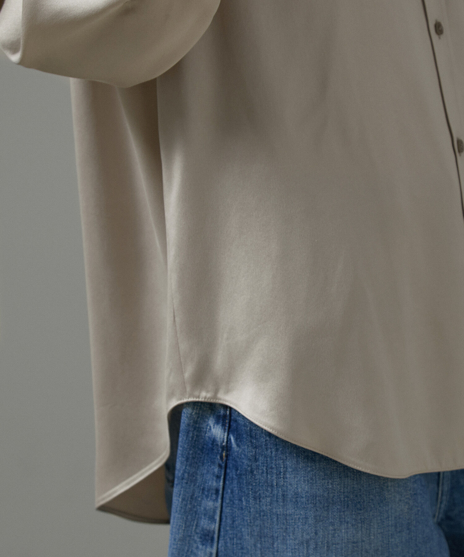 SALON adam et rope'「[24AW]GENTLE SILK シャツブラウス【セットアップ対応】」|シャツ・ブラウス|