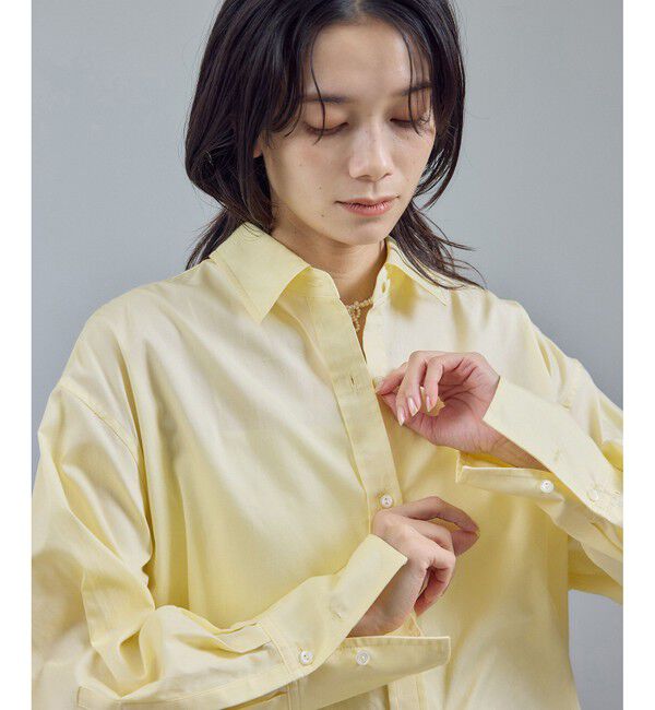 SALON adam et rope'「コットンオックスウォッシュドシャツ」|シャツ・ブラウス|