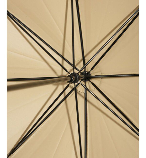 ROPE「バンブーハンドルバイカラーパラソル（長傘）【晴雨兼用/UVカット】【完全遮光生地】」|傘|