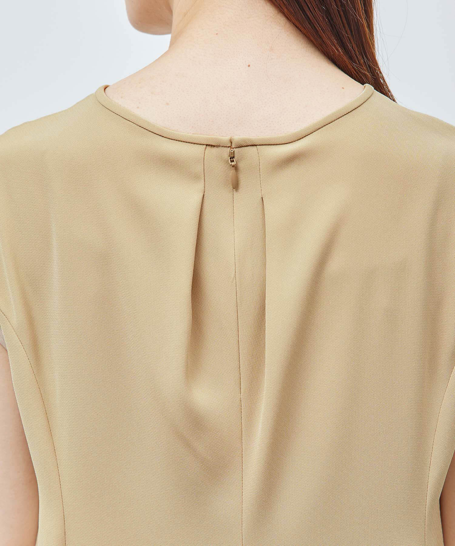 ROPE「トリアセバックサテンペプラムブラウス/セットアップ対応」|シャツ・ブラウス|