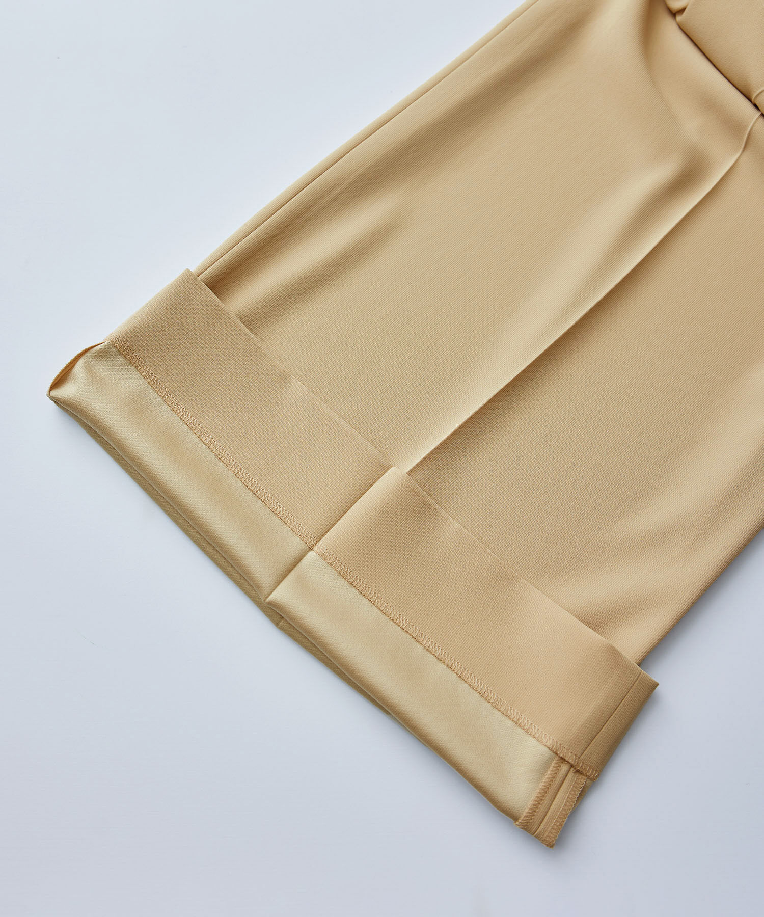 ROPE「トリアセバックサテンワイドパンツ/セットアップ対応【メディア掲載】」|その他|