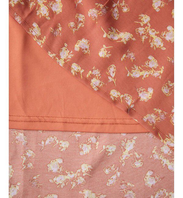 VIS「【WEB限定】アソート柄セミフレアロングスカート」|スカート|