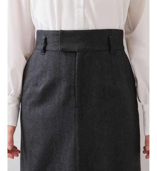 VIS「へリンボーンIラインロングスカート/セットアップ対応」|スカート|