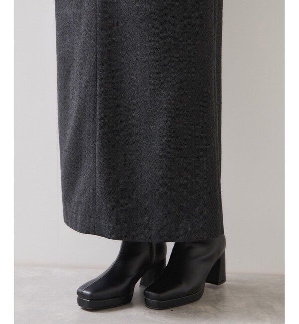 VIS「へリンボーンIラインロングスカート/セットアップ対応」|スカート|