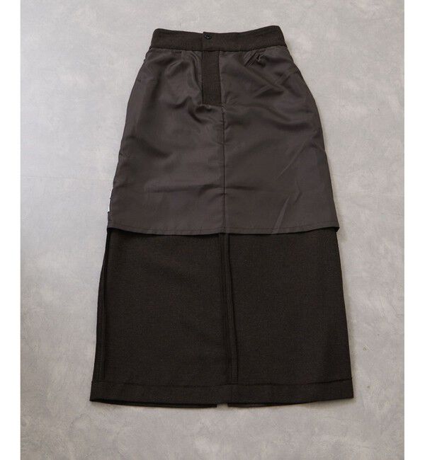 VIS「へリンボーンIラインロングスカート/セットアップ対応」|スカート|