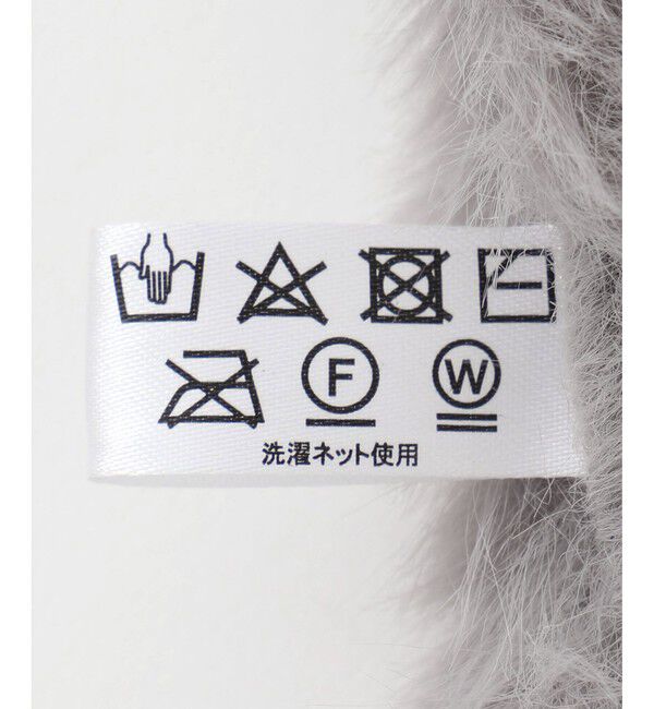 VIS「ボリュームフェイクファーティペット」|マフラー|