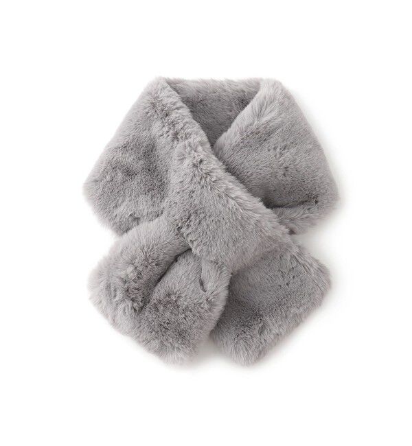 VIS「ボリュームフェイクファーティペット」|マフラー|