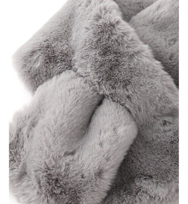 VIS「ボリュームフェイクファーティペット」|マフラー|