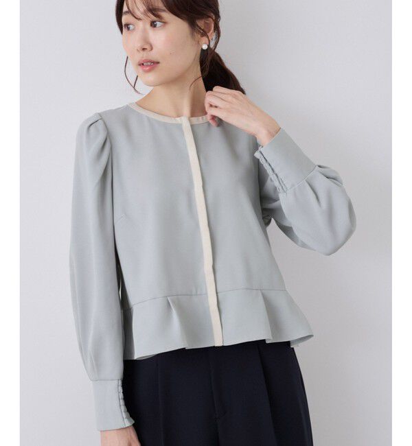 Rope&rsquo;Picnic「ジャケットみたいに着れるブラウス」|シャツ・ブラウス|