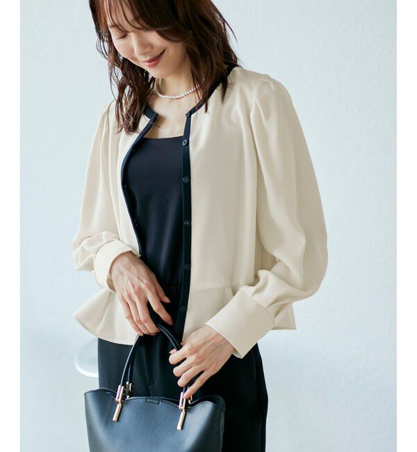 Rope&rsquo;Picnic「ジャケットみたいに着れるブラウス」|シャツ・ブラウス|