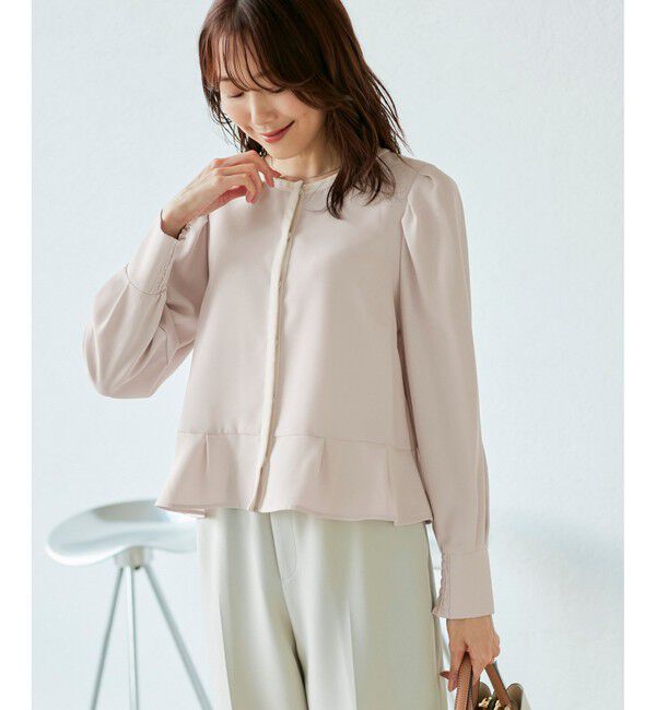 Rope&rsquo;Picnic「ジャケットみたいに着れるブラウス」|シャツ・ブラウス|