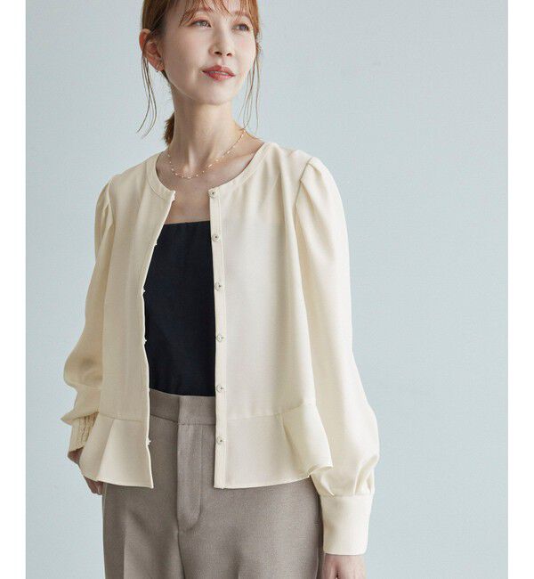 Rope&rsquo;Picnic「ジャケットみたいに着れるブラウス」|シャツ・ブラウス|