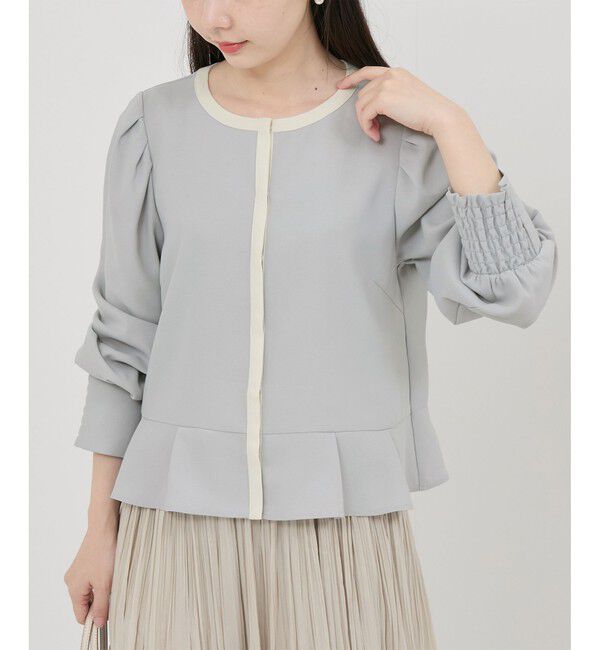 Rope&rsquo;Picnic「ジャケットみたいに着れるブラウス」|シャツ・ブラウス|