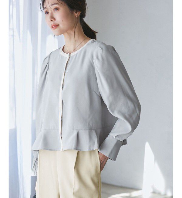 Rope&rsquo;Picnic「ジャケットみたいに着れるブラウス」|シャツ・ブラウス|