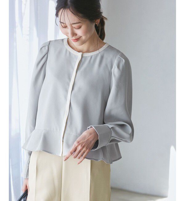 Rope&rsquo;Picnic「ジャケットみたいに着れるブラウス」|シャツ・ブラウス|