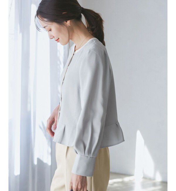Rope&rsquo;Picnic「ジャケットみたいに着れるブラウス」|シャツ・ブラウス|