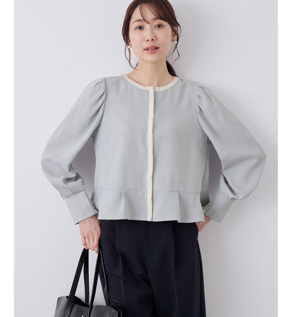Rope&rsquo;Picnic「ジャケットみたいに着れるブラウス」|シャツ・ブラウス|