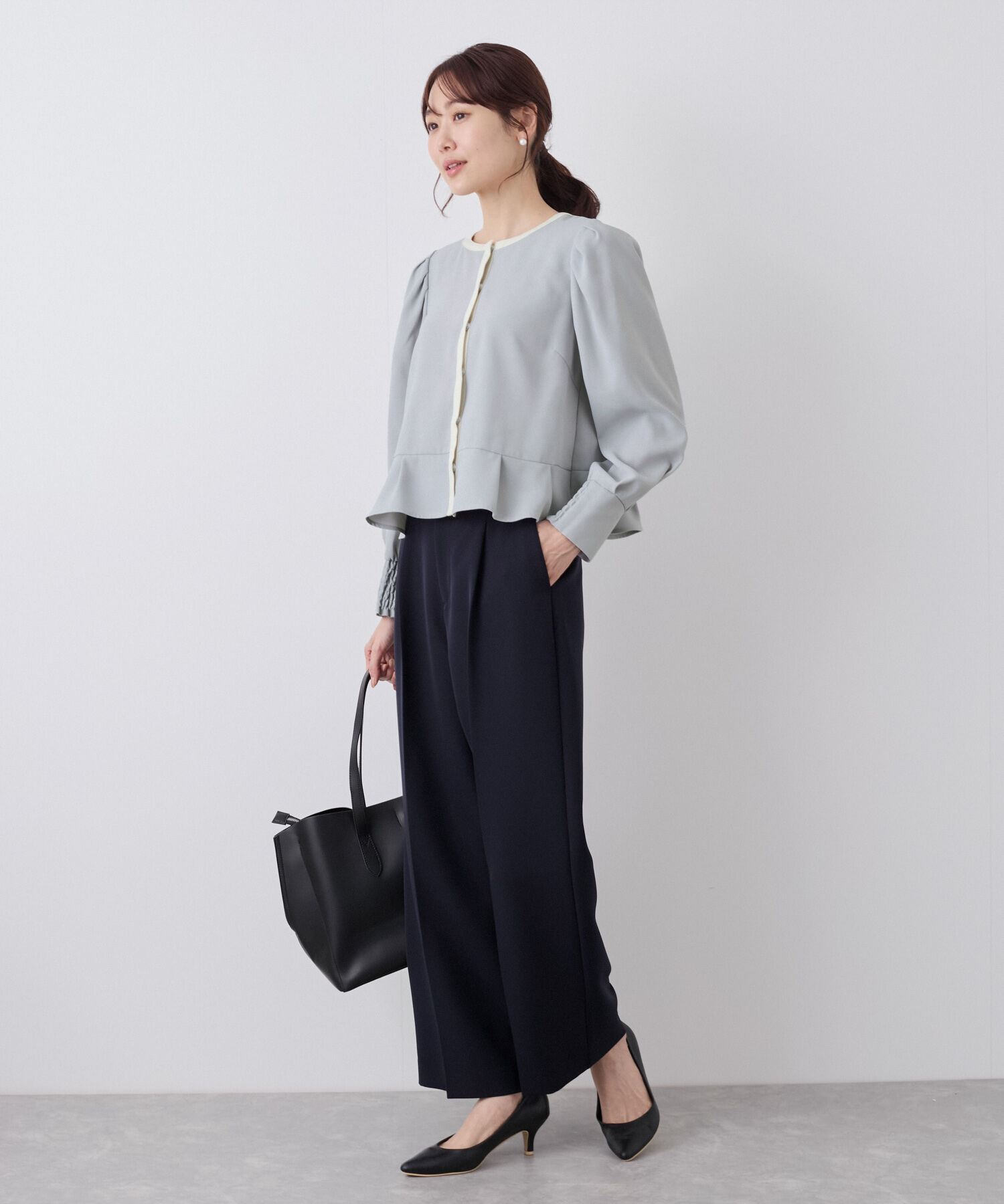 Rope&rsquo;Picnic「ジャケットみたいに着れるブラウス」|シャツ・ブラウス|