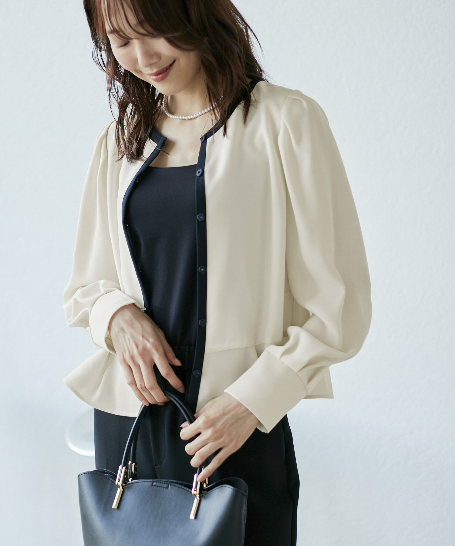 Rope&rsquo;Picnic「ジャケットみたいに着れるブラウス」|シャツ・ブラウス|